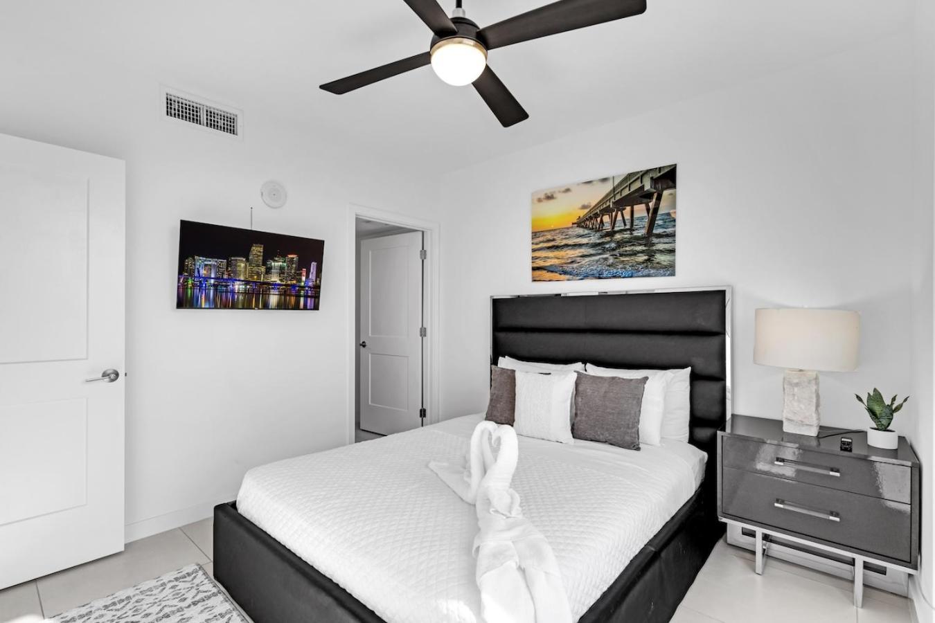 Appartement Chic 3 Bed Retreat Mins Brickell With Free Parking